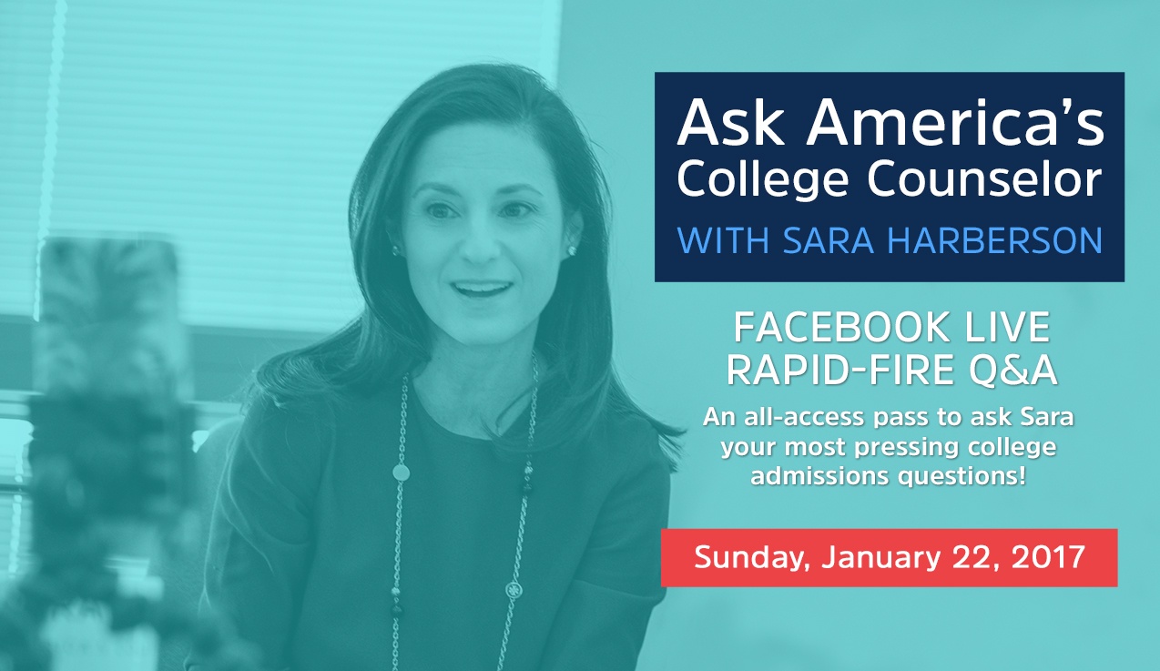Facebook Live Recap and Bonus Questions: Ask America's College Counselor (1.22.17)